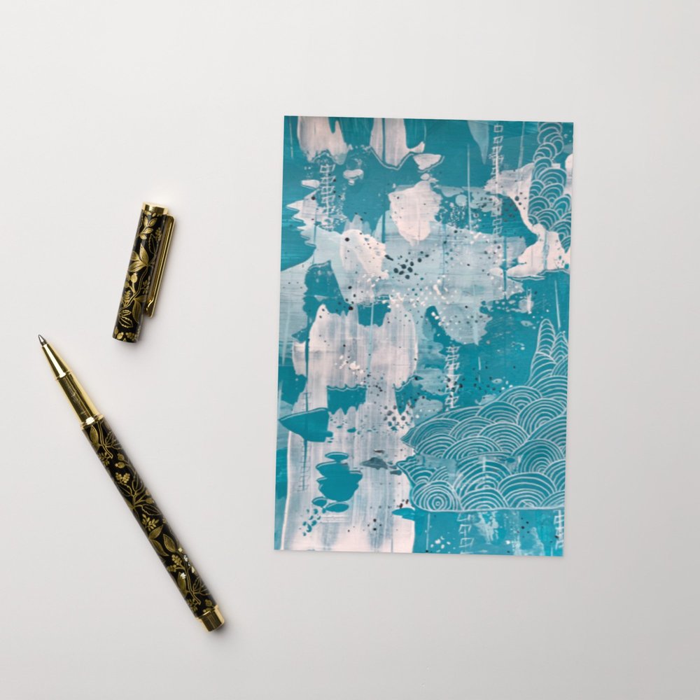 Greeting card - Cities in the Clouds